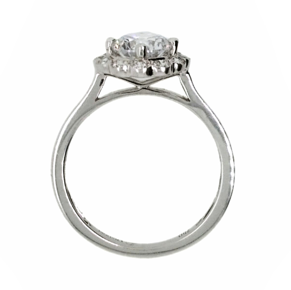 White gold diamond ring mounting - Argo & Lehne Jewelers