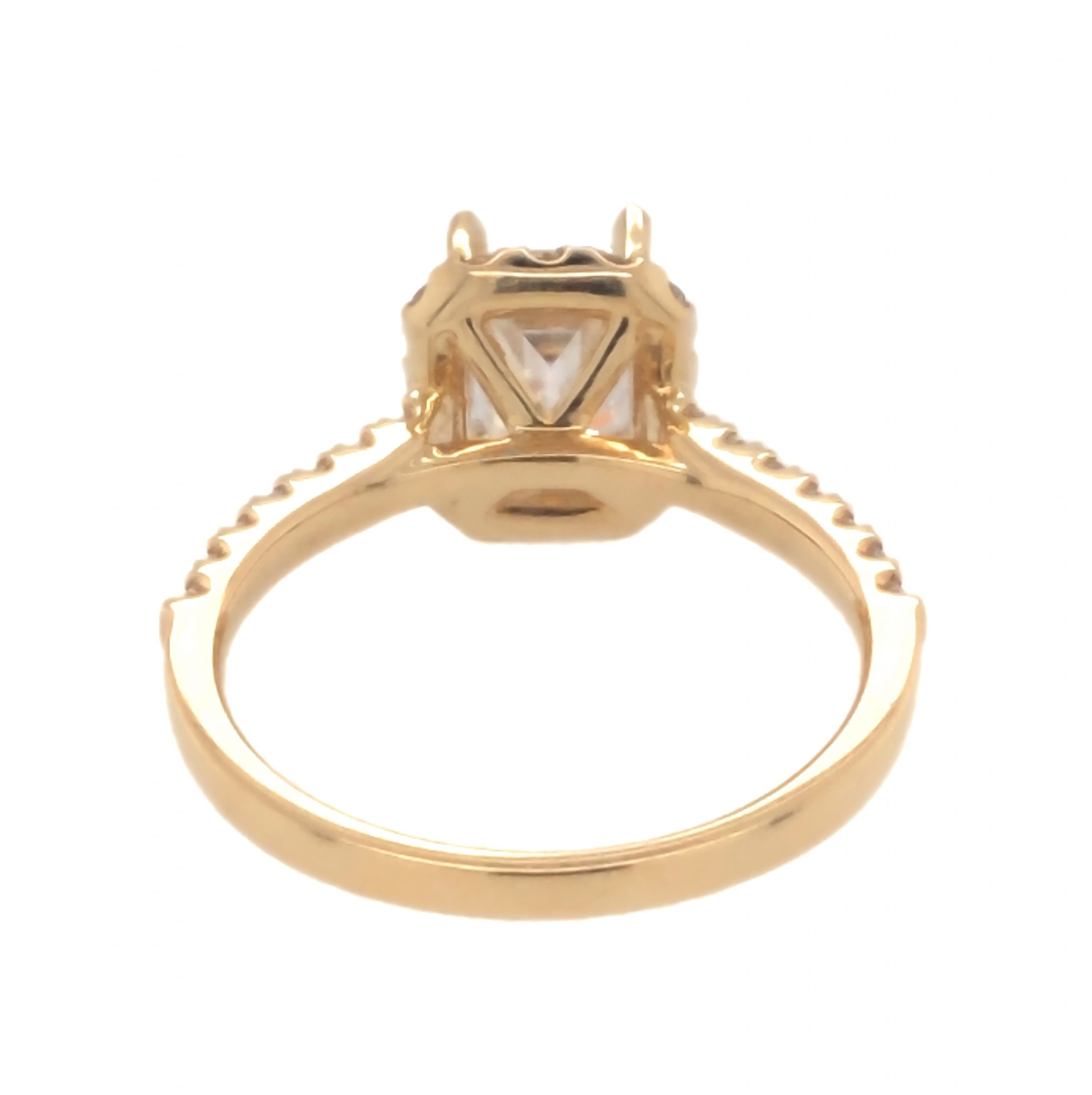 YELLOW GOLD TENSION SET DIAMOND RING - Argo & Lehne Jewelers, Tension Ring