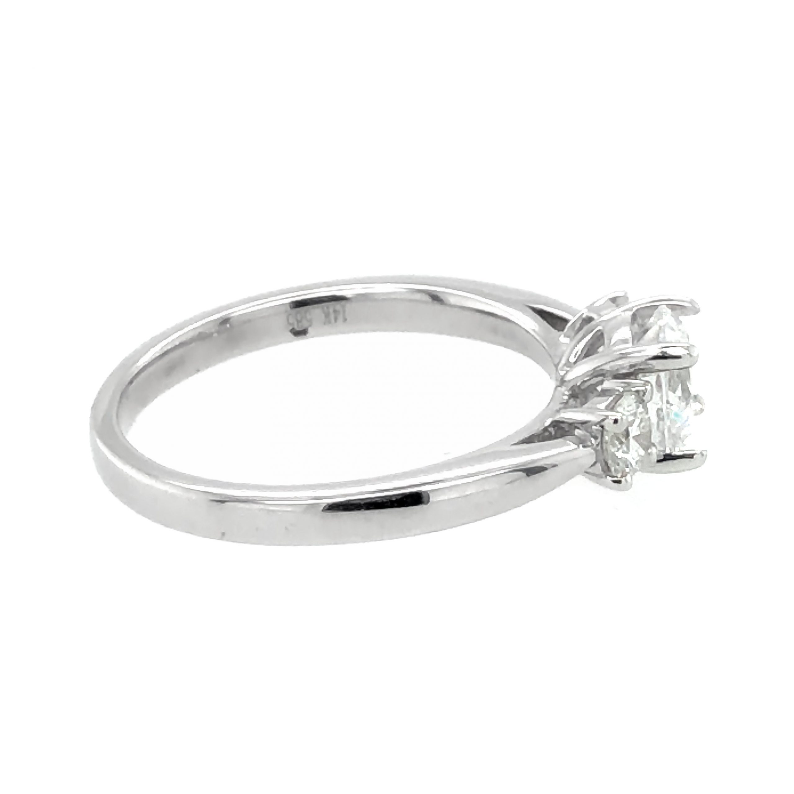 WHITE GOLD DIAMOND RING MOUNTING - Argo & Lehne Jewelers